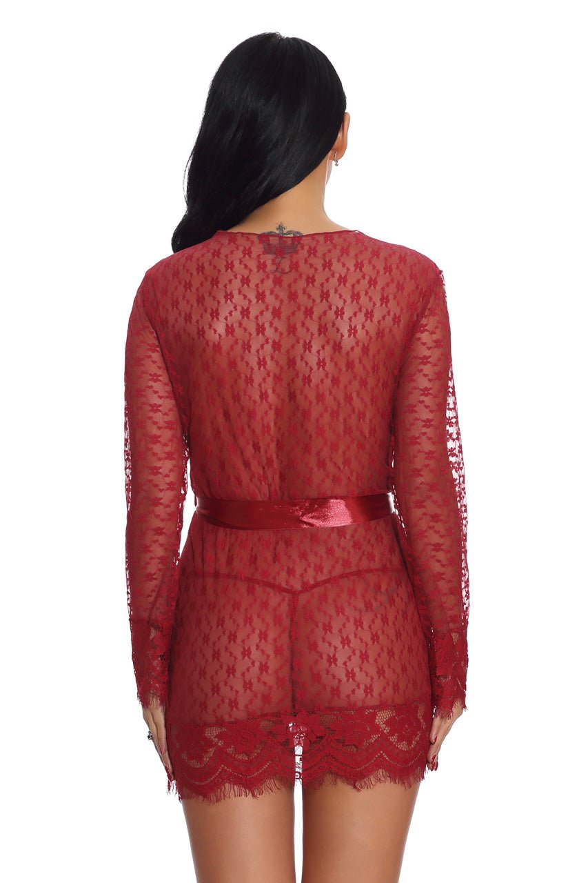 Lovely Lace Cheeky Robe - Image 5