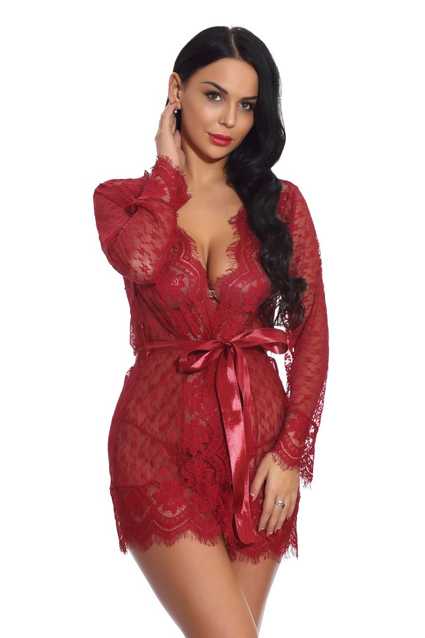 Lovely Lace Cheeky Robe - Image 6
