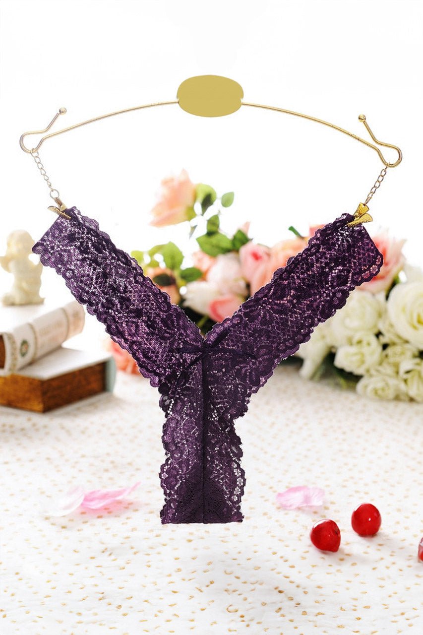 Lace V Thong - Image 7