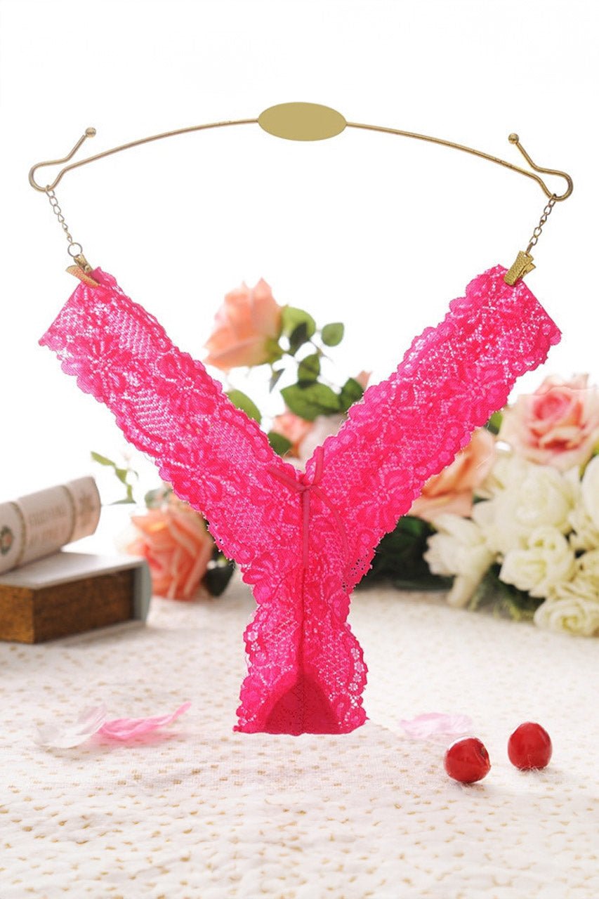 Lace V Thong - Image 8