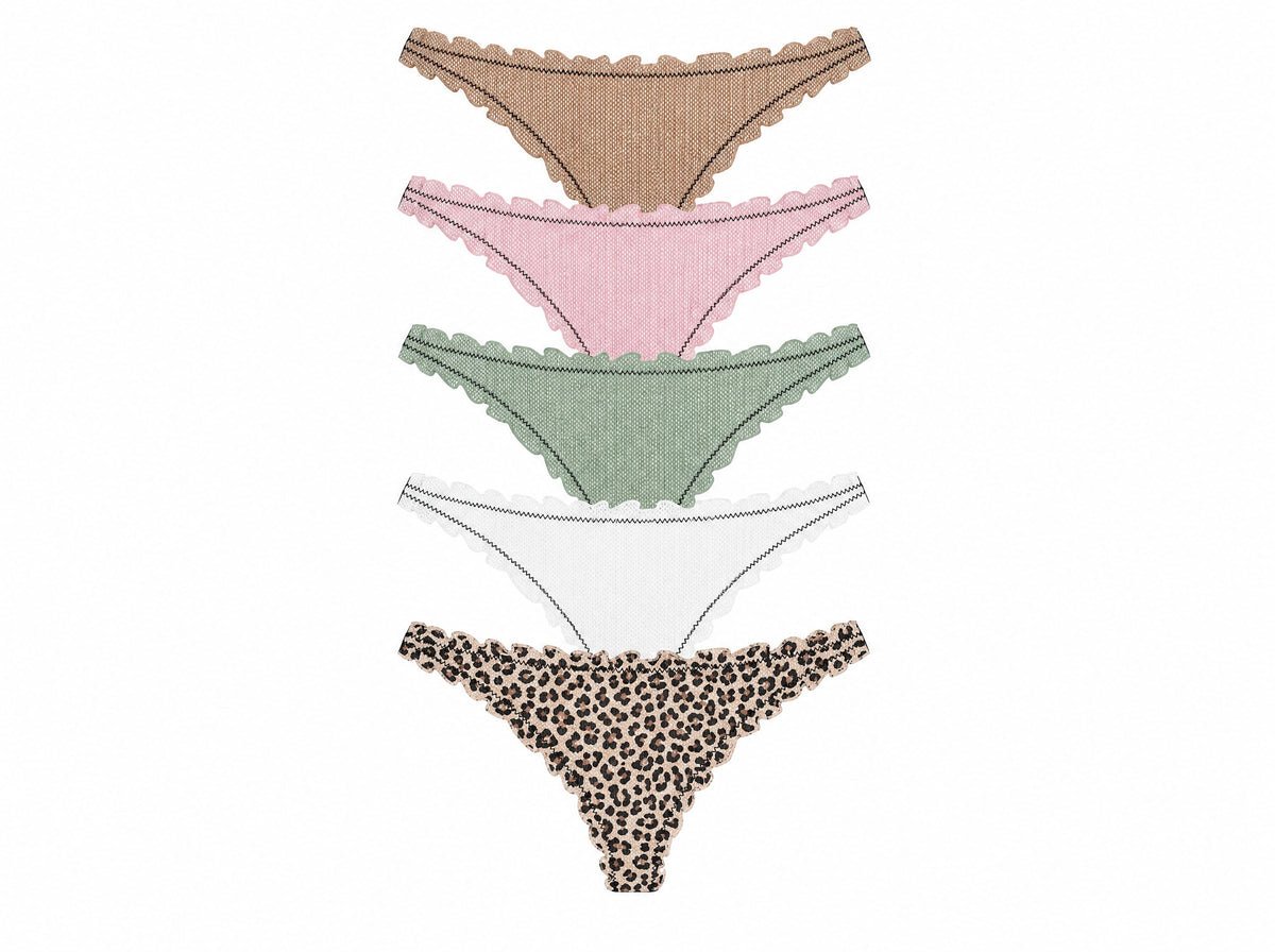 5 Pack of Thongs - Image 7